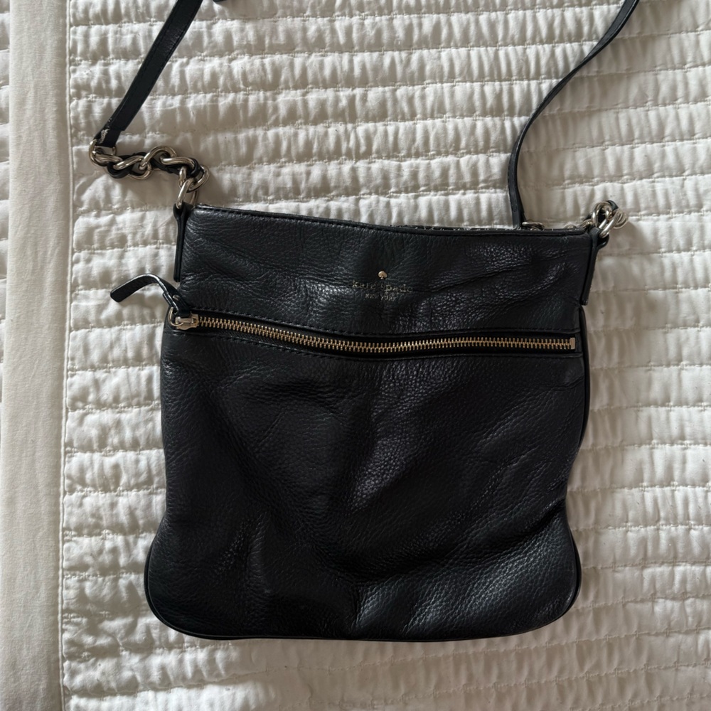 Kate Spade Black Crossbody Bag with Adjustable Strap